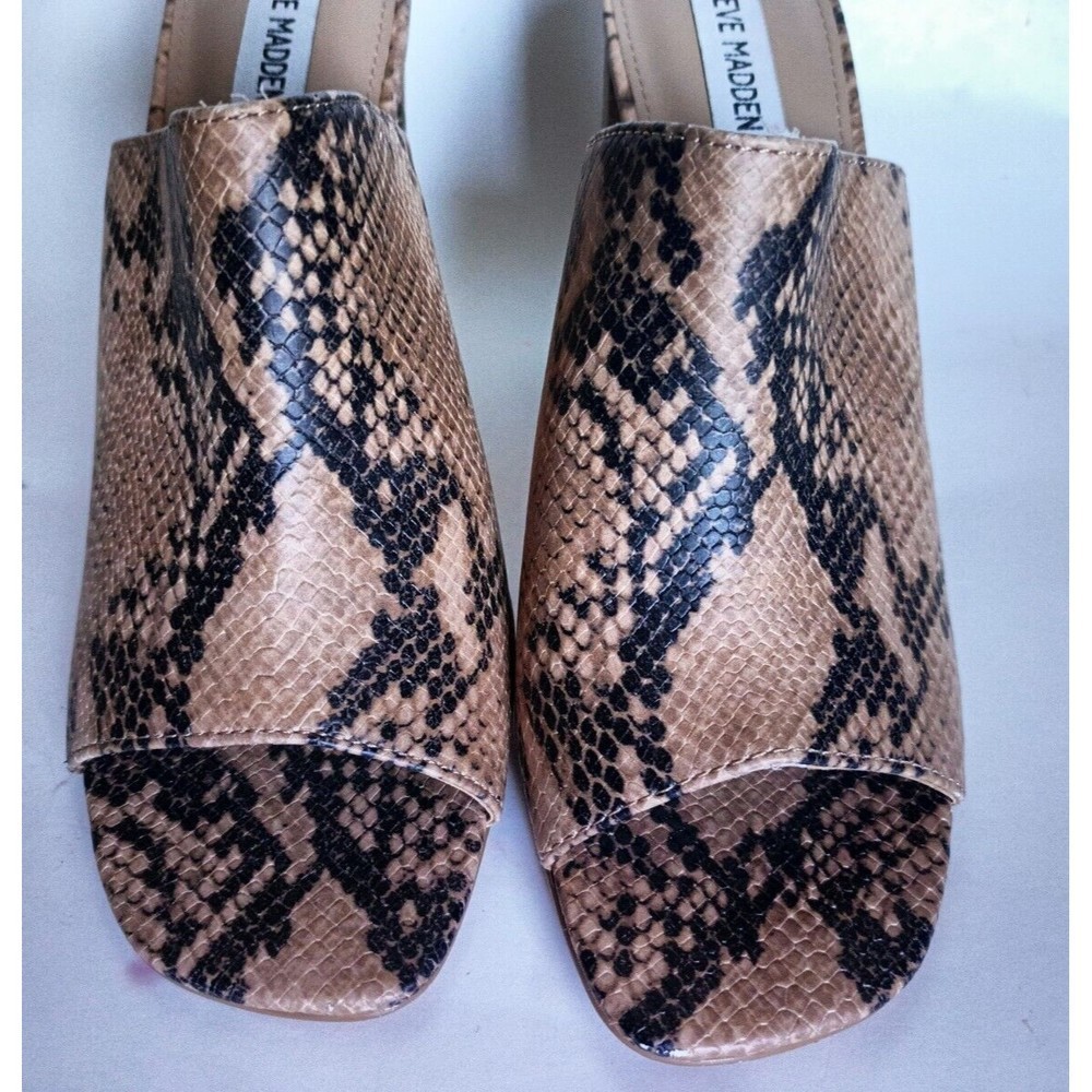 Steve Madden Slide Sandal Size 10m Block High Hee… - image 3